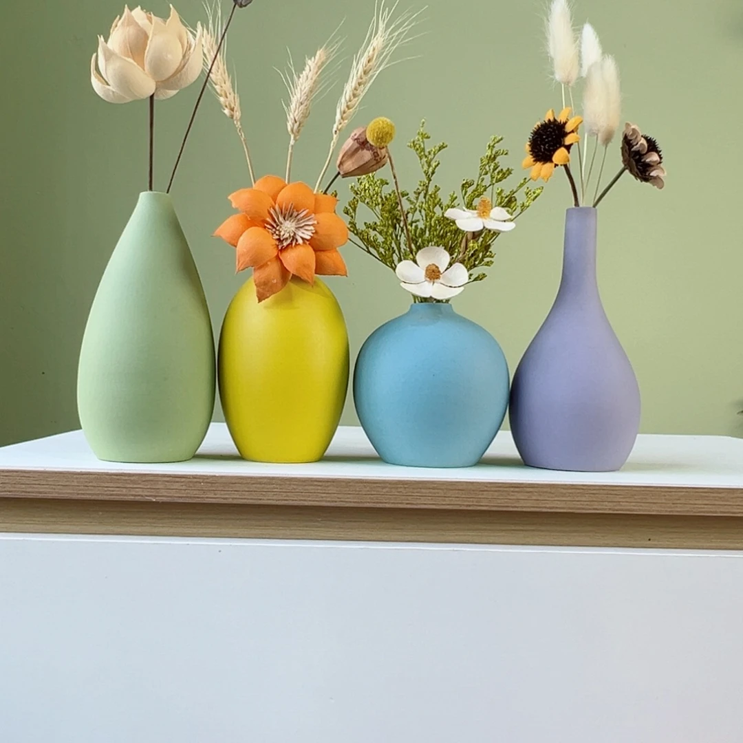 摆件花瓶带花高度20-30厘米左右