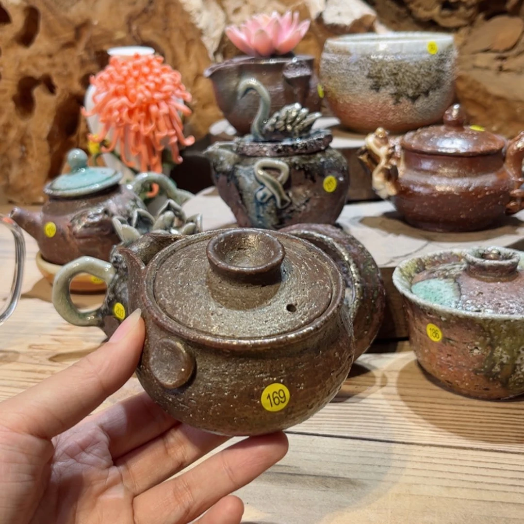 【闪购商品】柴烧茶具手工宝瓶169