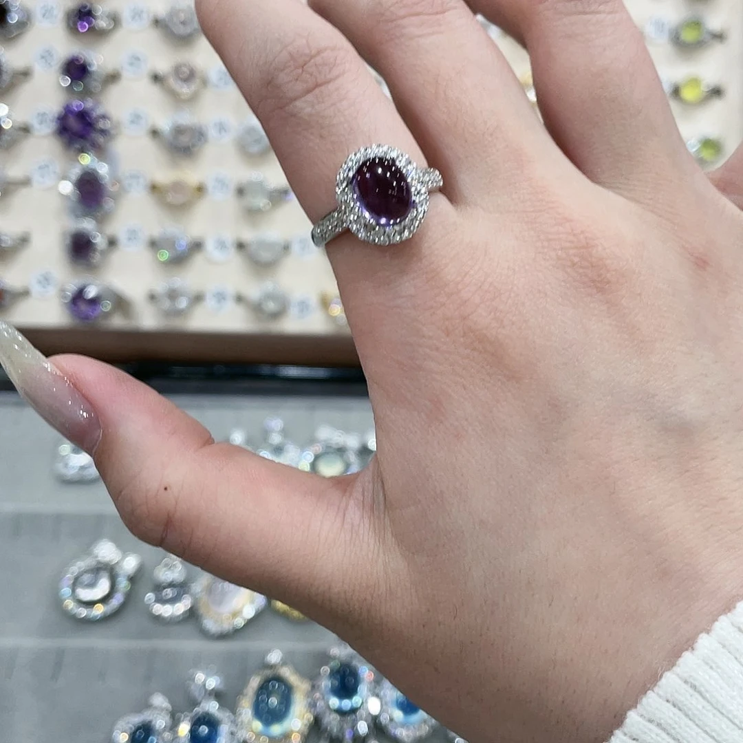 蛇纹石玉吊坠戒指手链银S925镶嵌开****人