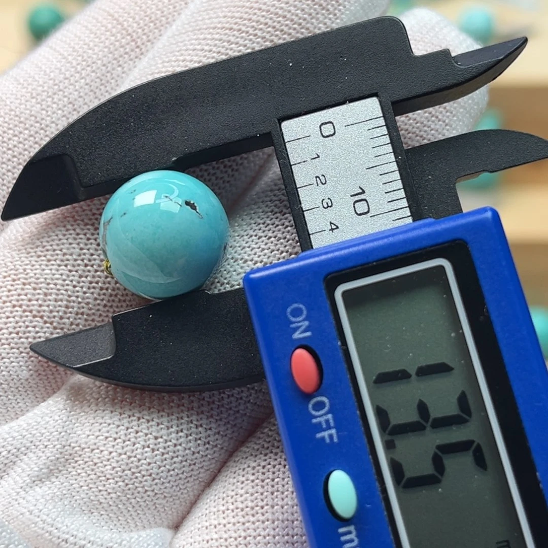 绿松石未镶嵌圆珠