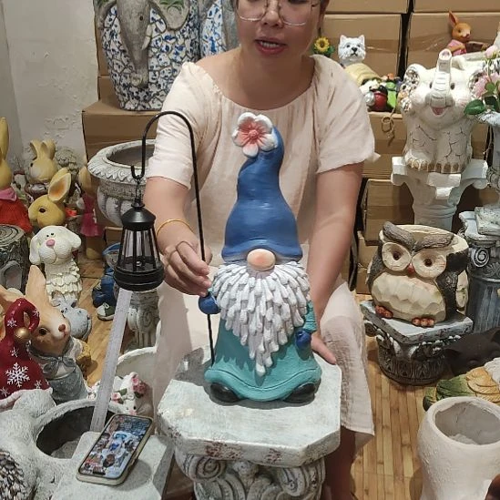 合成树脂树脂蓝色甘道夫带灯