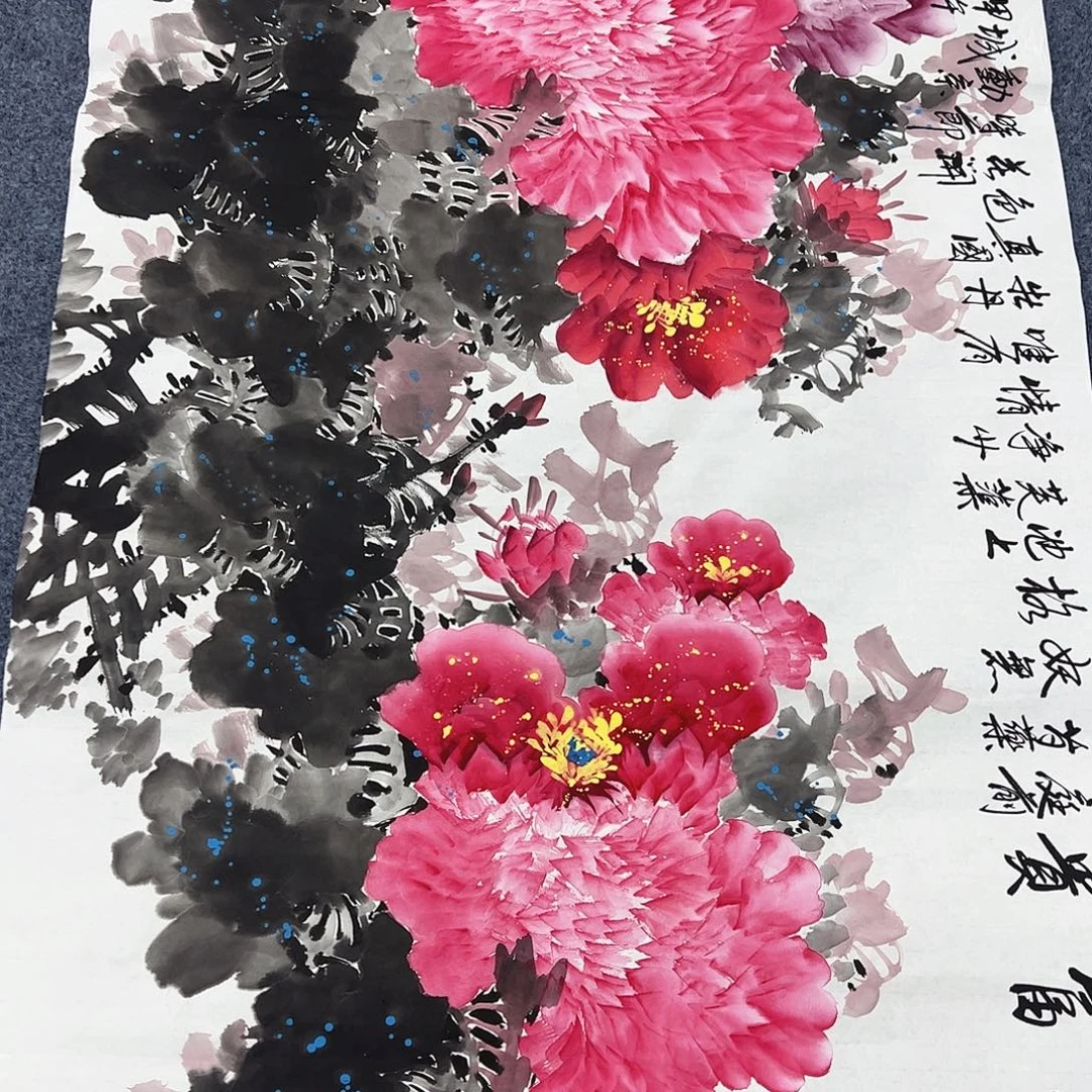 国画国画作品宣纸纯手绘