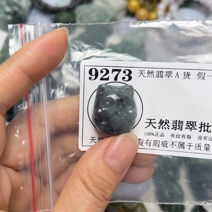 翡翠未镶嵌吊坠(不含链)9273