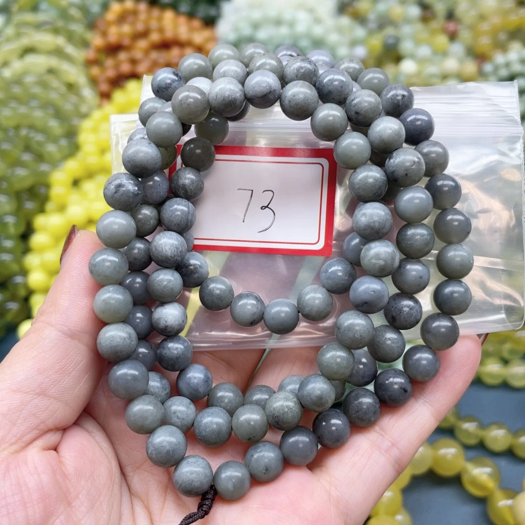 未镶嵌蛇纹石玉手串