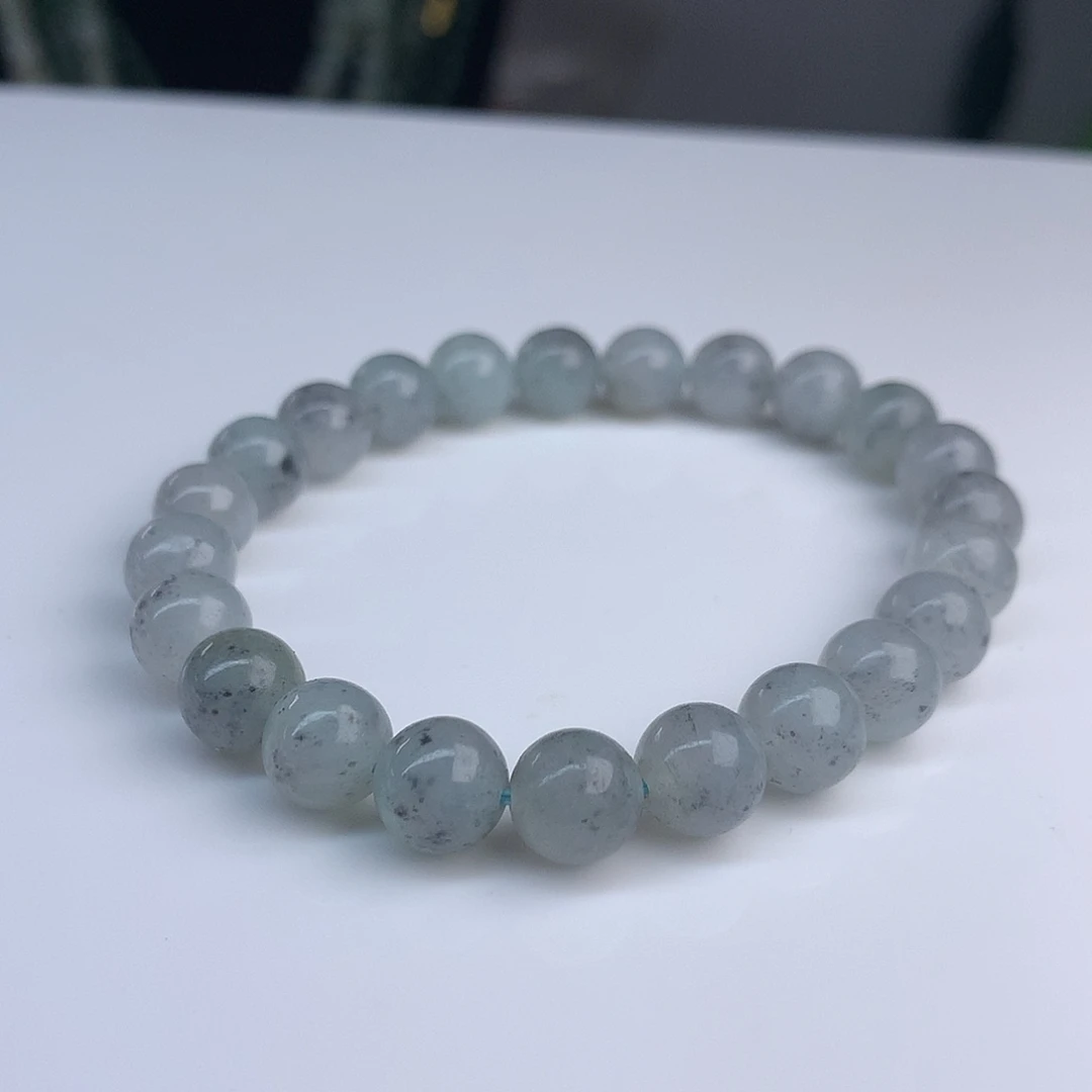 未镶嵌手串翡翠8mm！