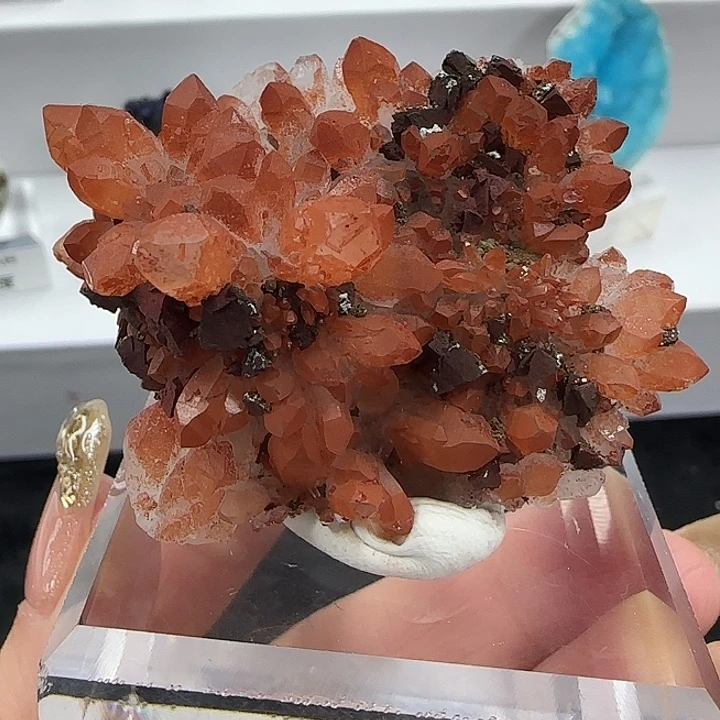 石材江西红水晶黄铜
