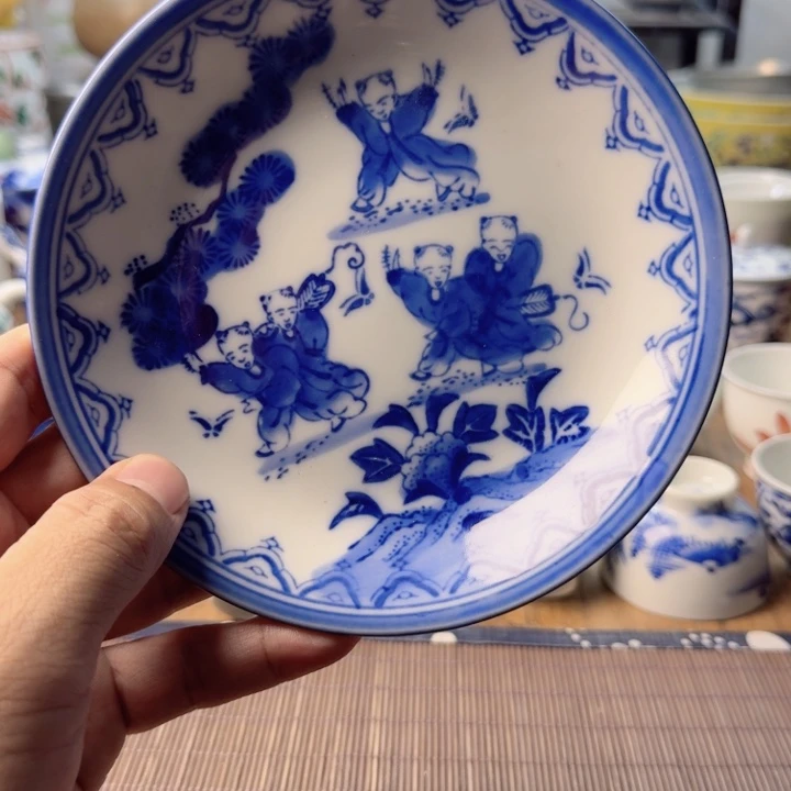 青花瓷器杯子茶具