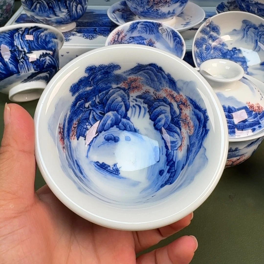 景德镇纯手机茶具圆圆231