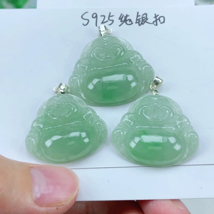 翡翠挂件银S925镶嵌多样性发其1