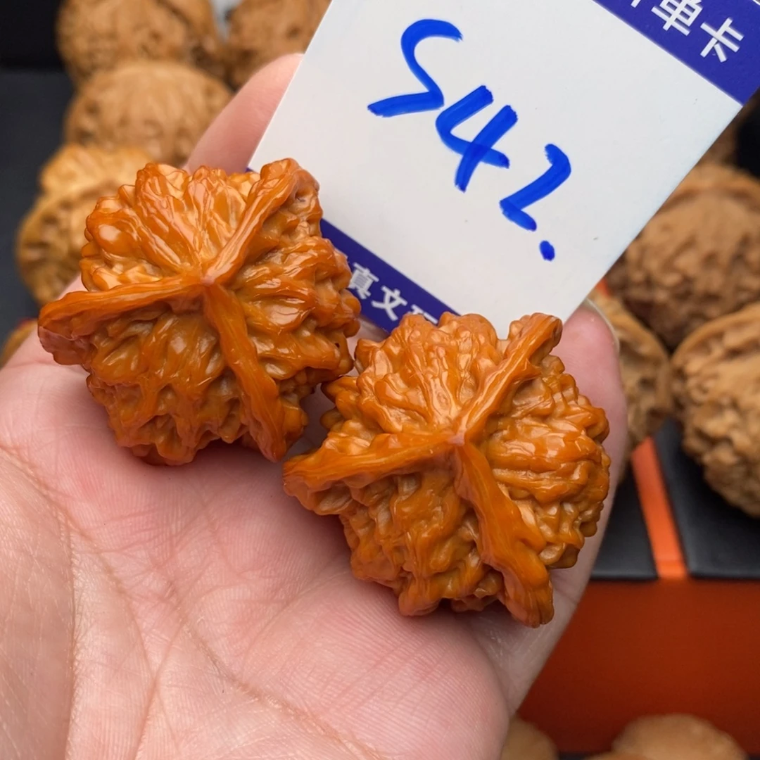 把件文玩核桃盘山三棱39