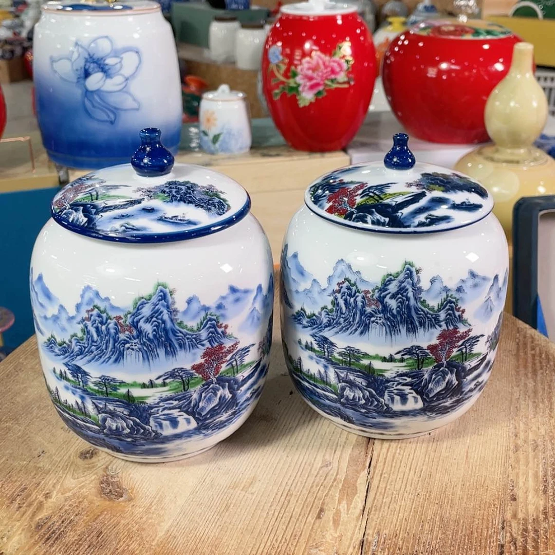 【闪购商品】罐陶瓷茶叶罐密封罐