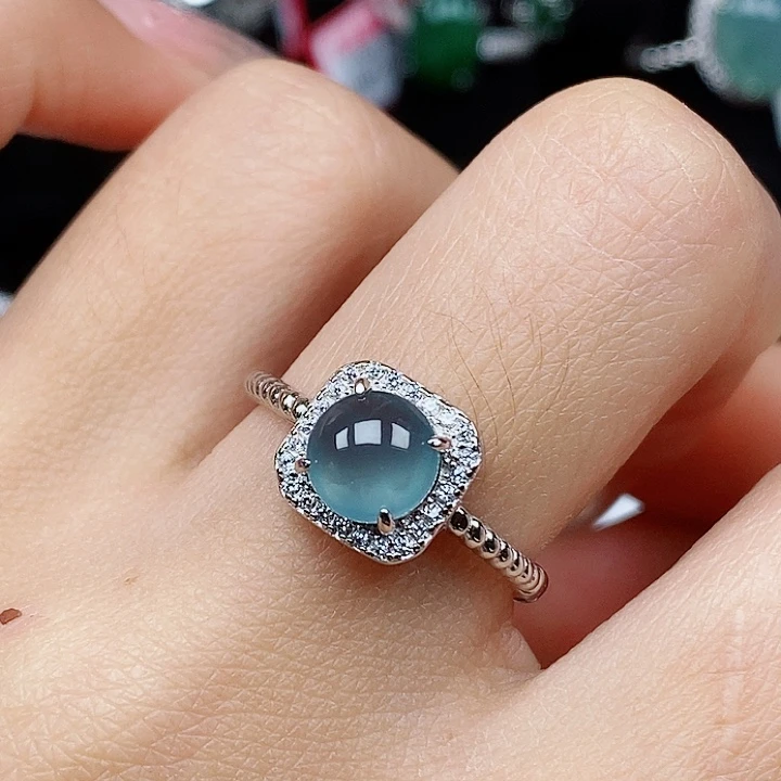 翡翠戒指未镶嵌戒指