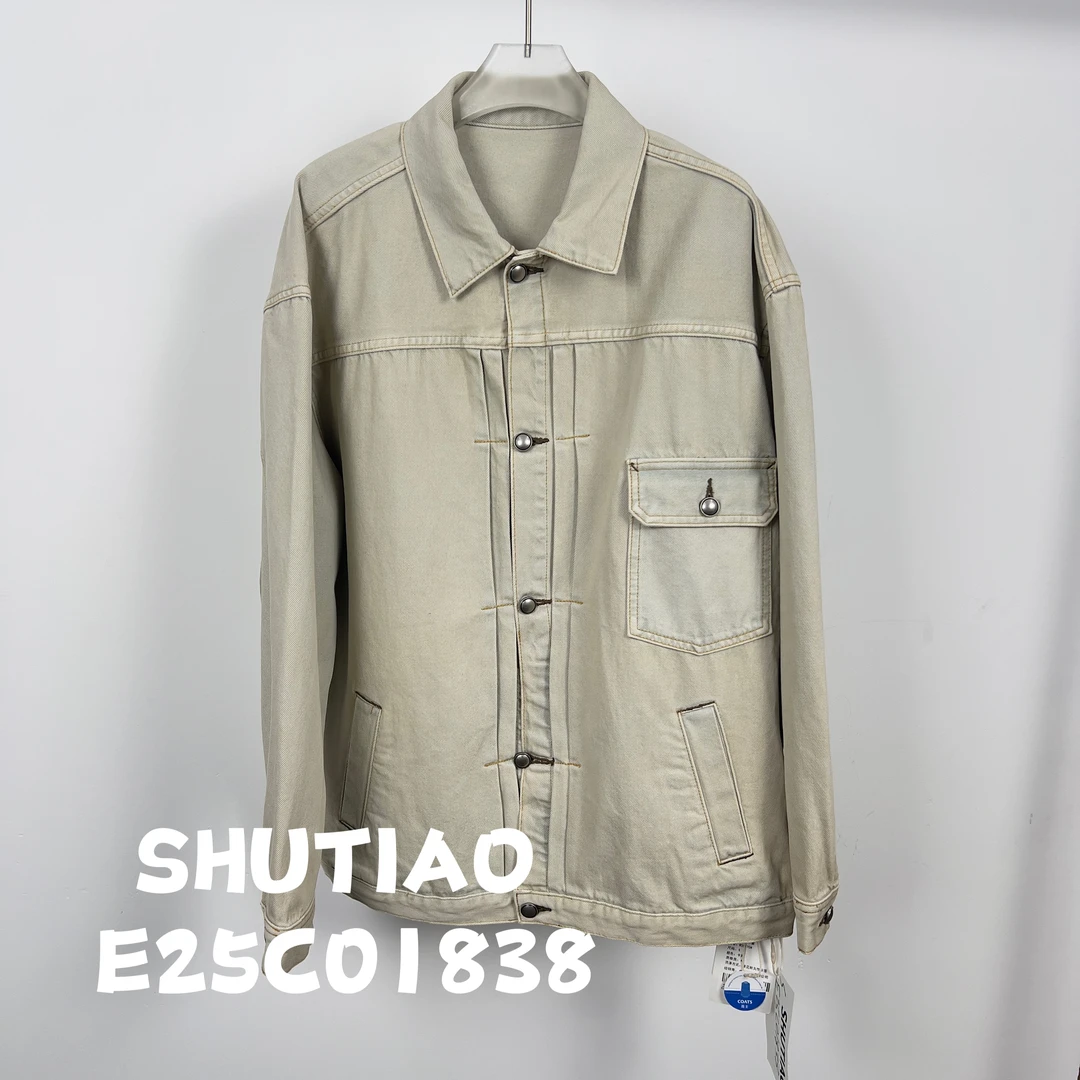 【SHUTIAO】2025夏季：新款小众设计款外套E25C01838