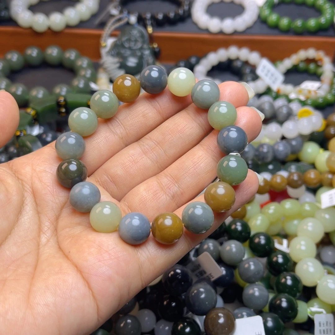 和田玉未镶嵌手链