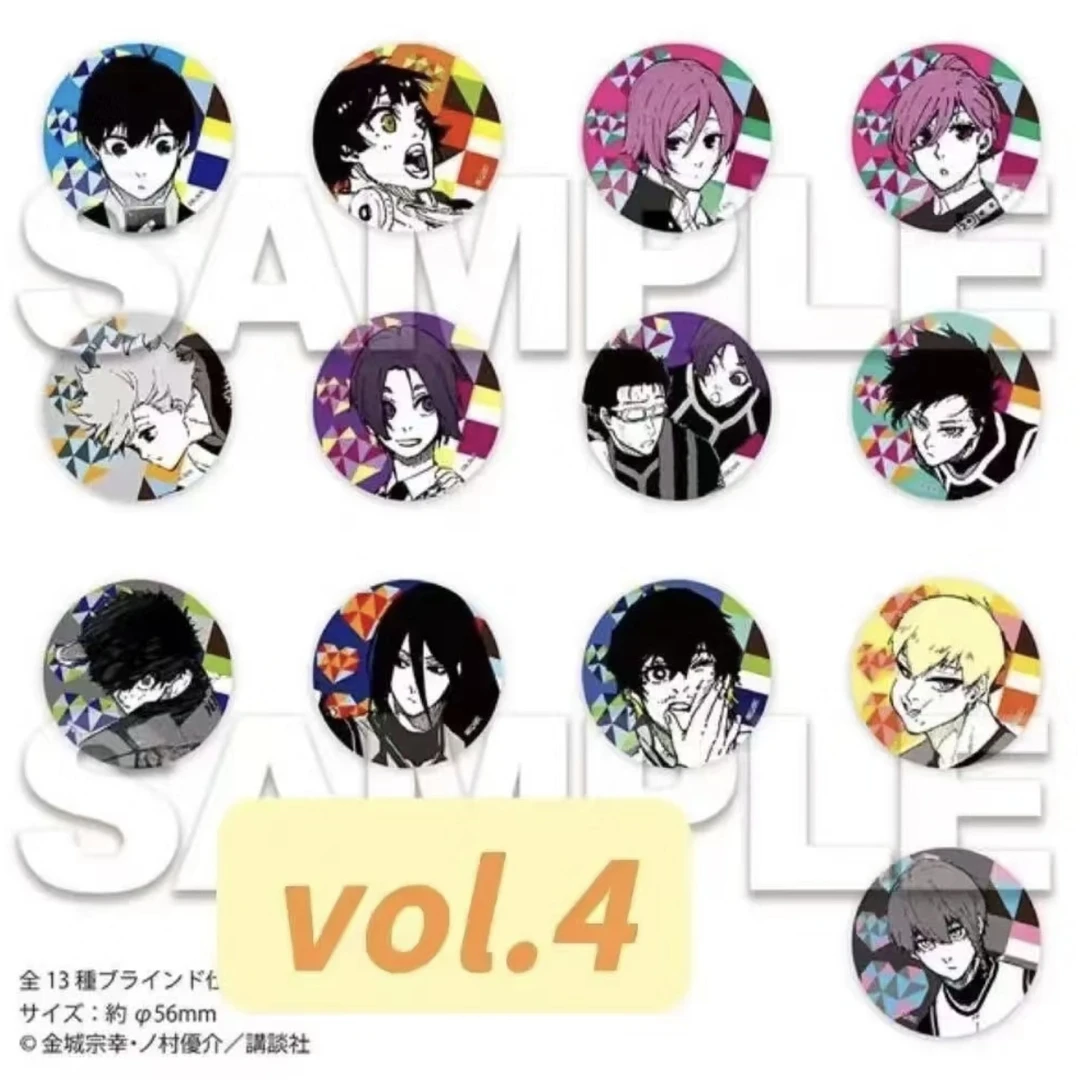 『日谷』蓝色监狱/蓝锁 玻璃闪四弹吧唧