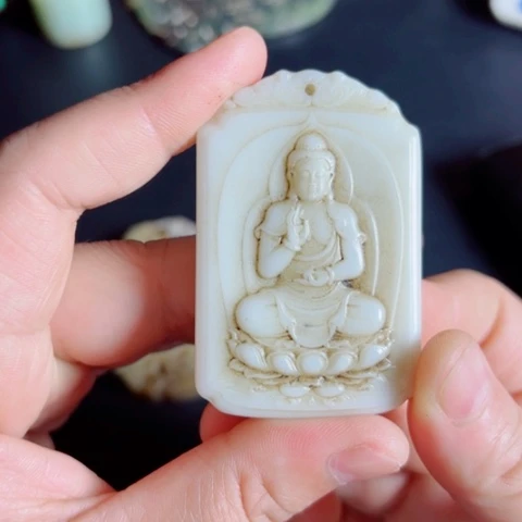 紫金钵盂菩提把件
