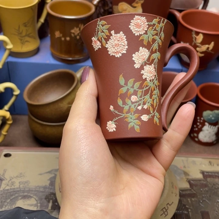 紫砂茶杯紫砂主人杯