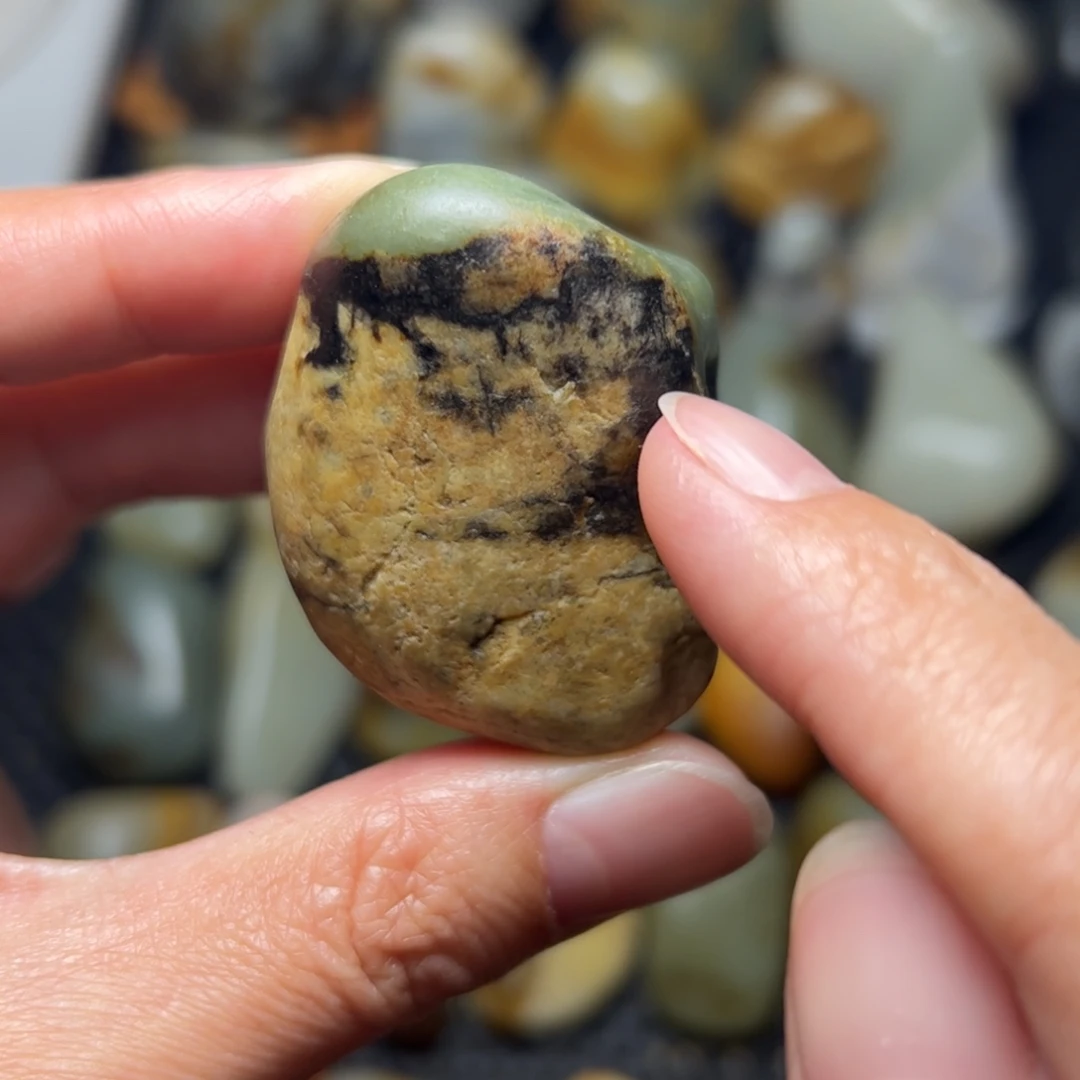 和田玉未镶嵌挂件A24