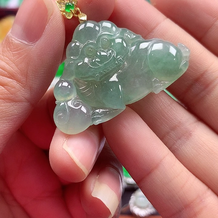 颈饰银S925镶嵌翡翠翡翠