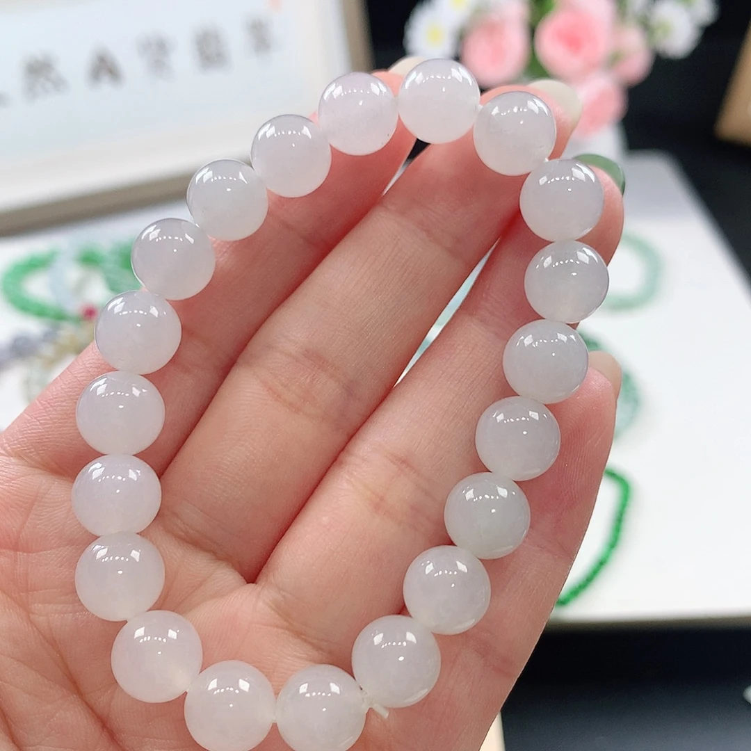 翡翠未镶嵌手链手链9.3mm
