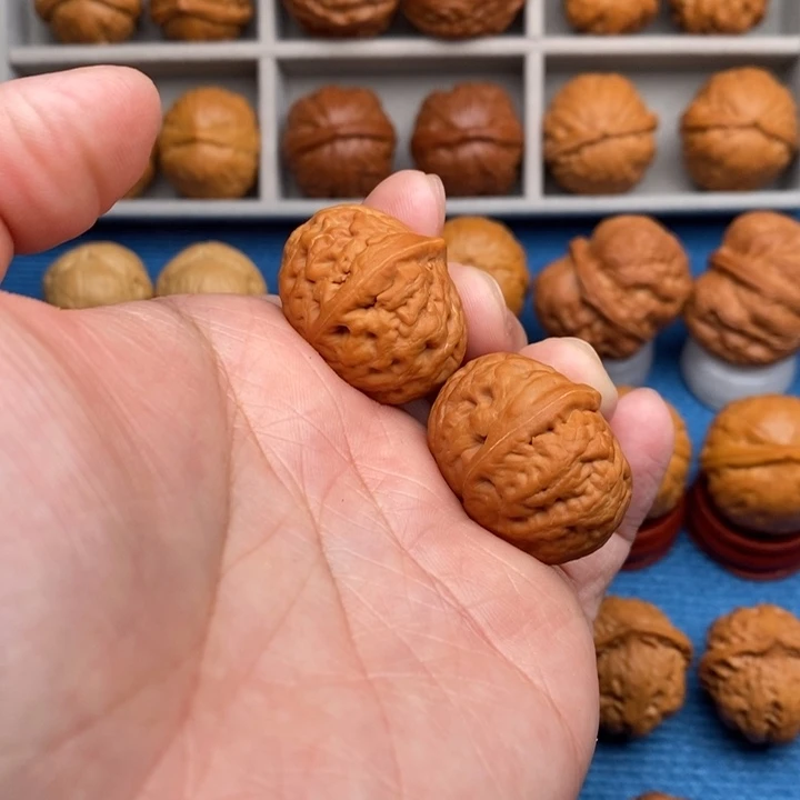 把件文玩核桃麒麟磨盘