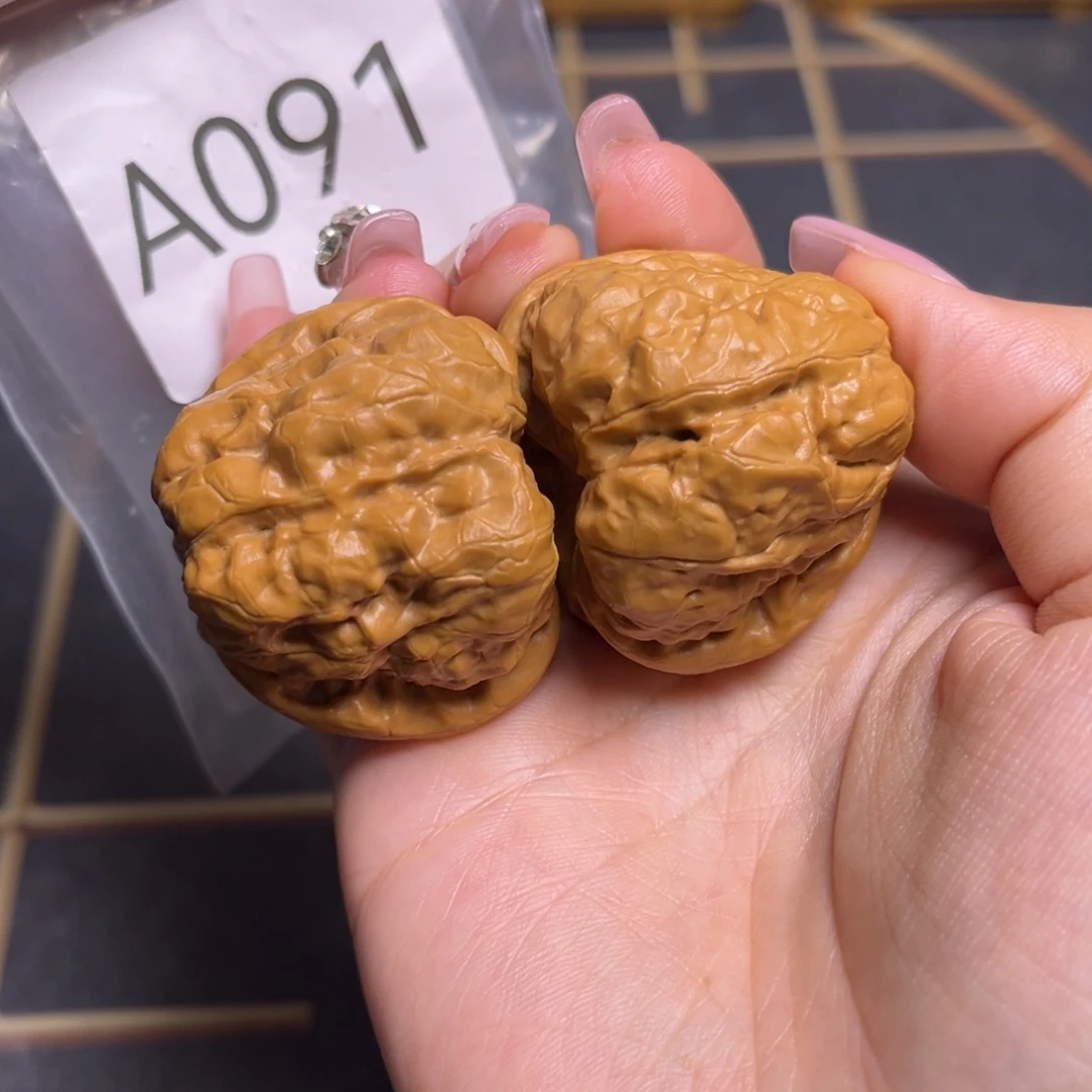 吊坠文玩核桃蛤蟆头肚子46边43