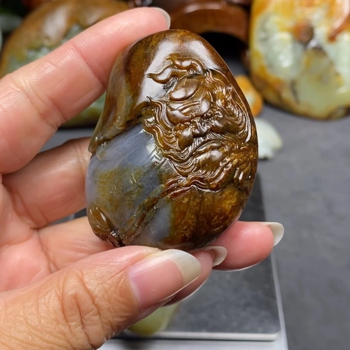 小***宝和田玉未镶嵌把件