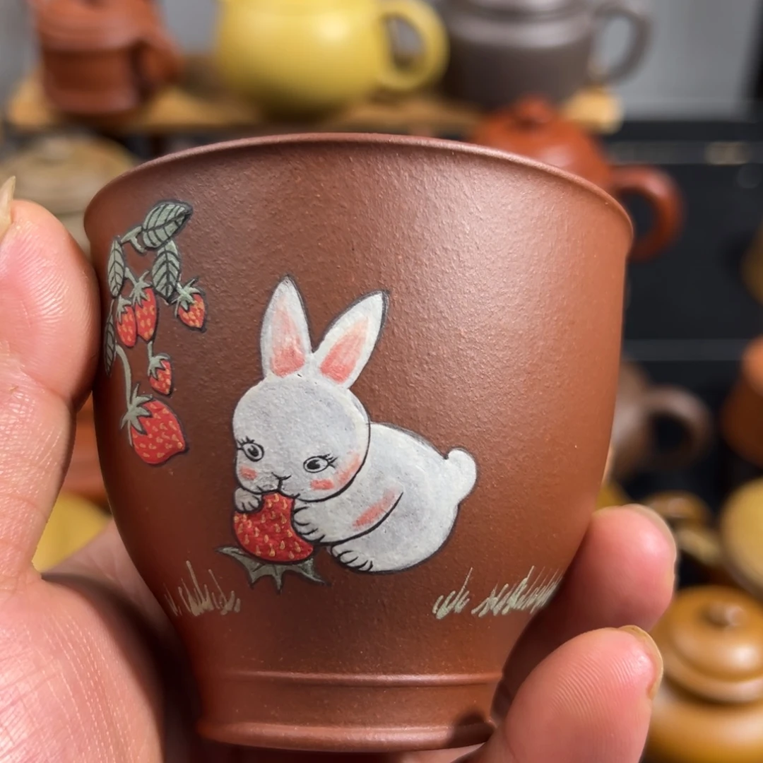茶杯紫砂微瑕不退不换