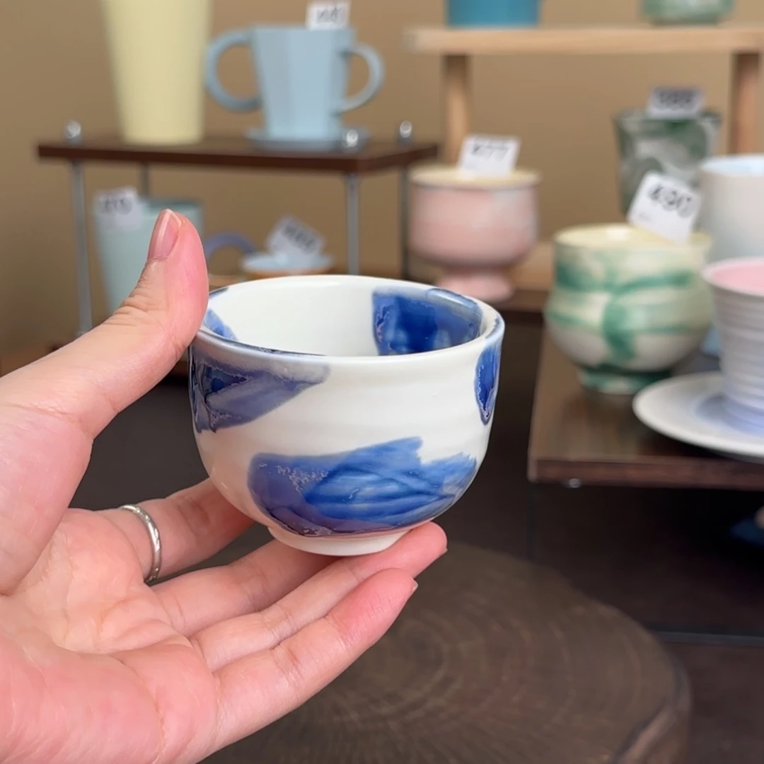 景德镇颜色釉茶杯
