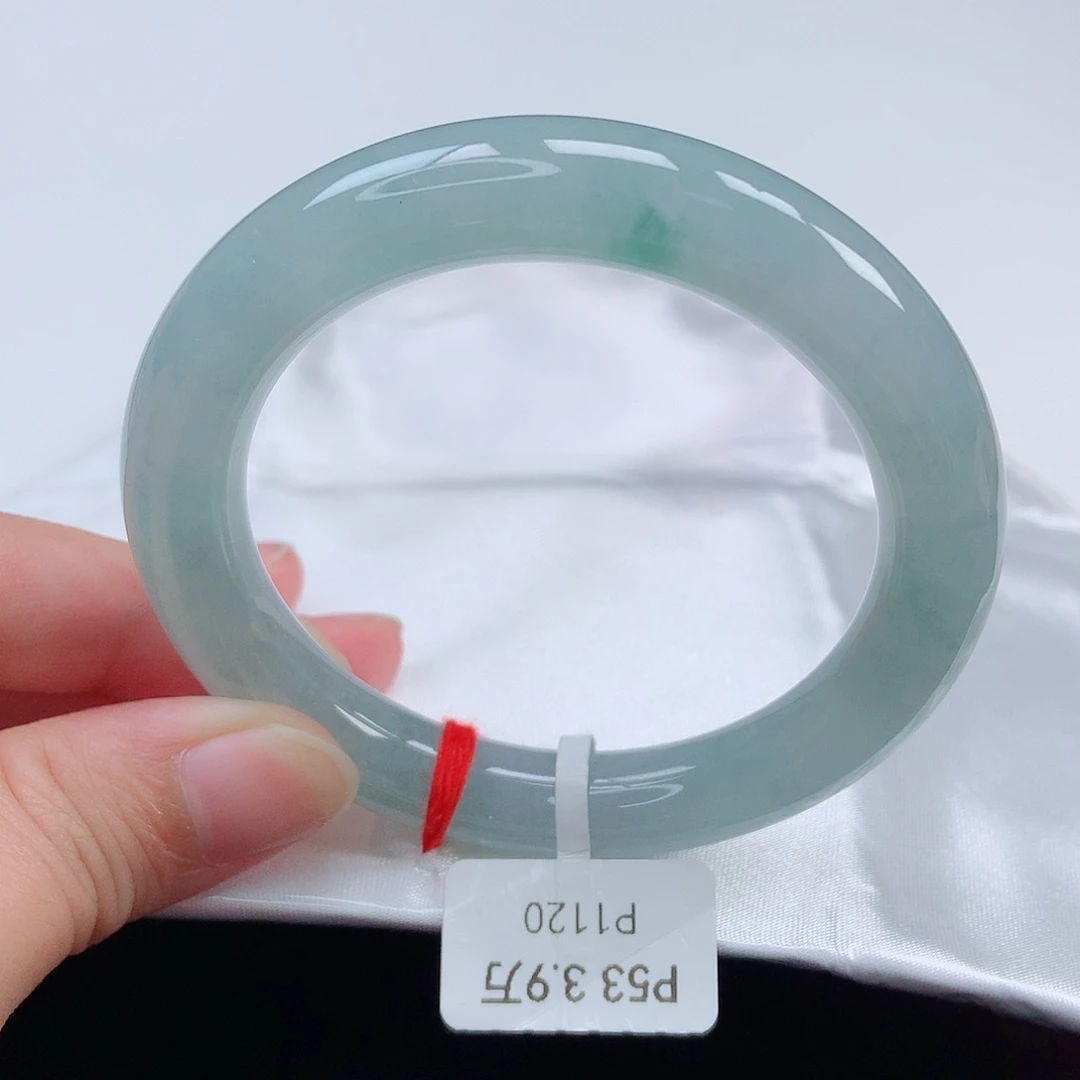 未镶嵌手镯翡翠53圆条