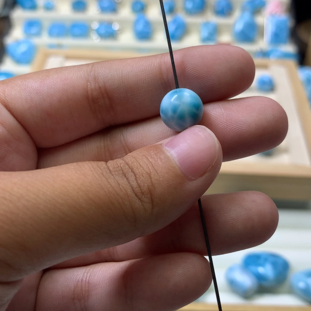 针钠钙石（海纹石）未镶嵌珠宝半成品用****0