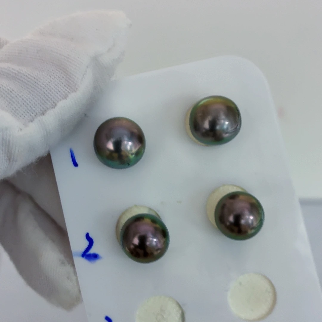 未镶嵌海水珍珠颈饰10-11mm大溪地对珠总价999