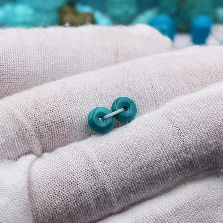 未镶嵌绿松石6-2m m