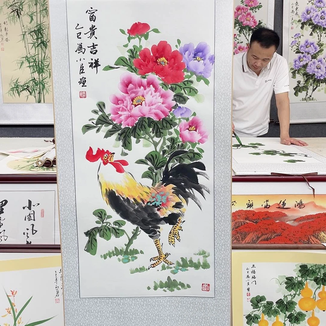 国画手绘画绘画作品