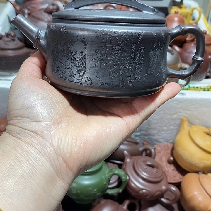 紫砂茶壶微瑕微笑