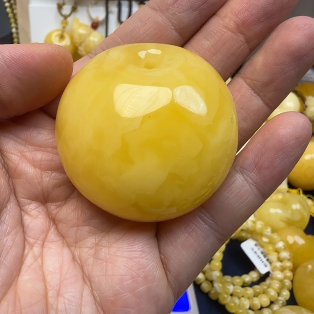 蜜蜡未镶嵌颈饰天然蜜蜡