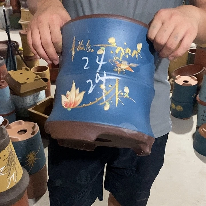 紫砂花盆紫砂花盆