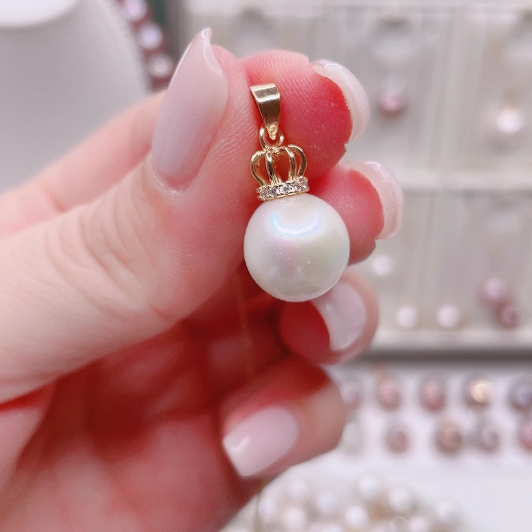 淡水珍珠合金吊坠(赠链)