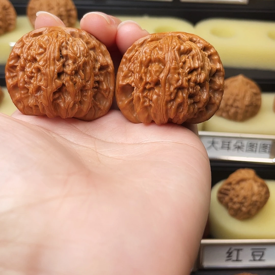 吊坠文玩核桃白狮子41尺914