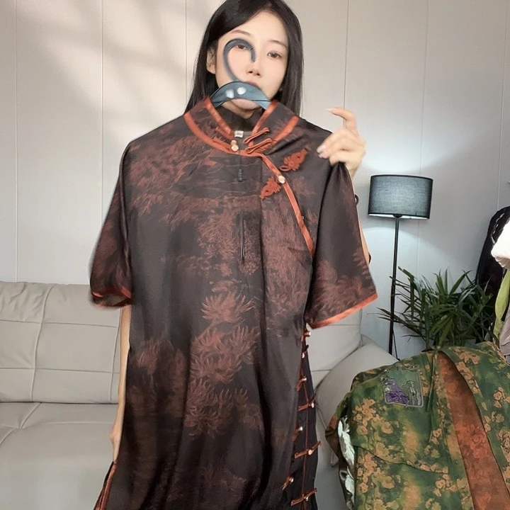 大码加大四加长旗袍