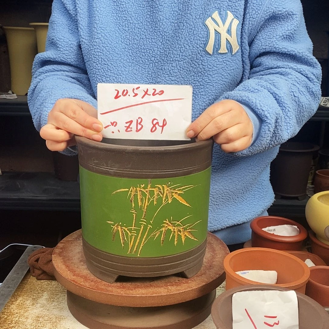 紫砂紫砂花盆一只ZB84