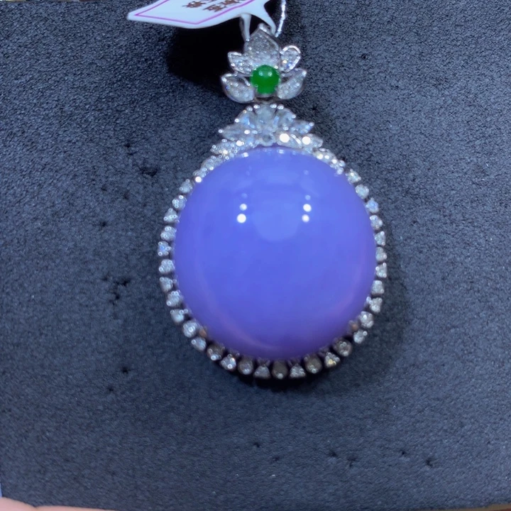 翡翠18K金镶嵌手链翡翠