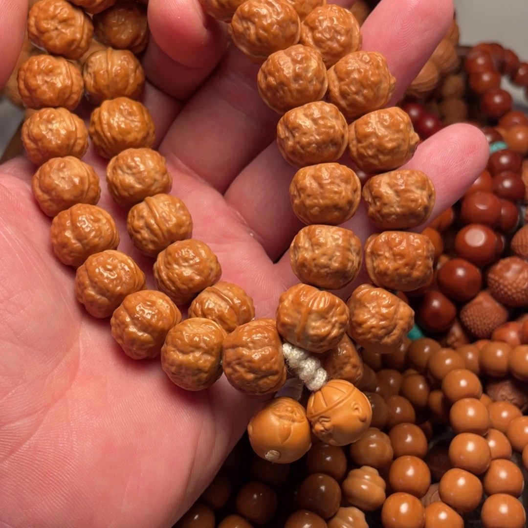 白***壶吊坠猴头核桃金蟾