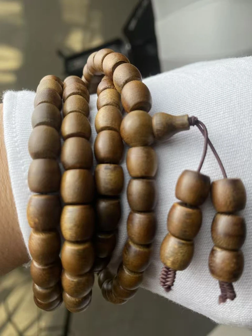 沉香31芽庄  金丝奇楠 药王沉 0.8*0.9*108颗 50克 2005 XL R