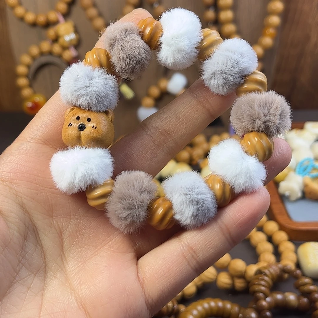 猴头核桃吊坠天然猴头核桃手串手持手捻标题