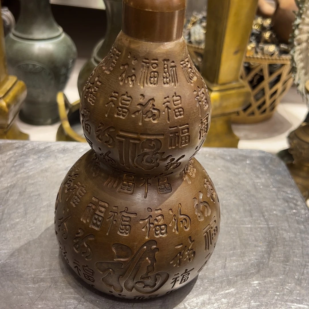 飞****门微瑕疵黄铜摆件工艺品