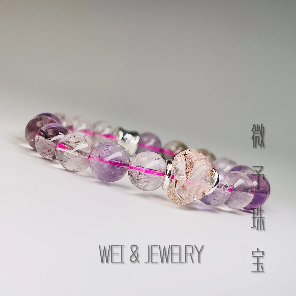 【微予珠宝】【紫气】天然高端紫超七净女款单圈百搭气质多样性发其一