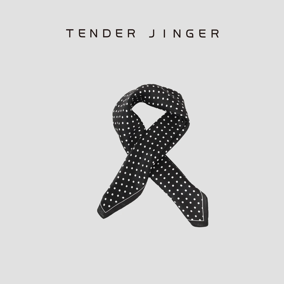 Tender Jinger百搭波点丝巾T2407YQ89597