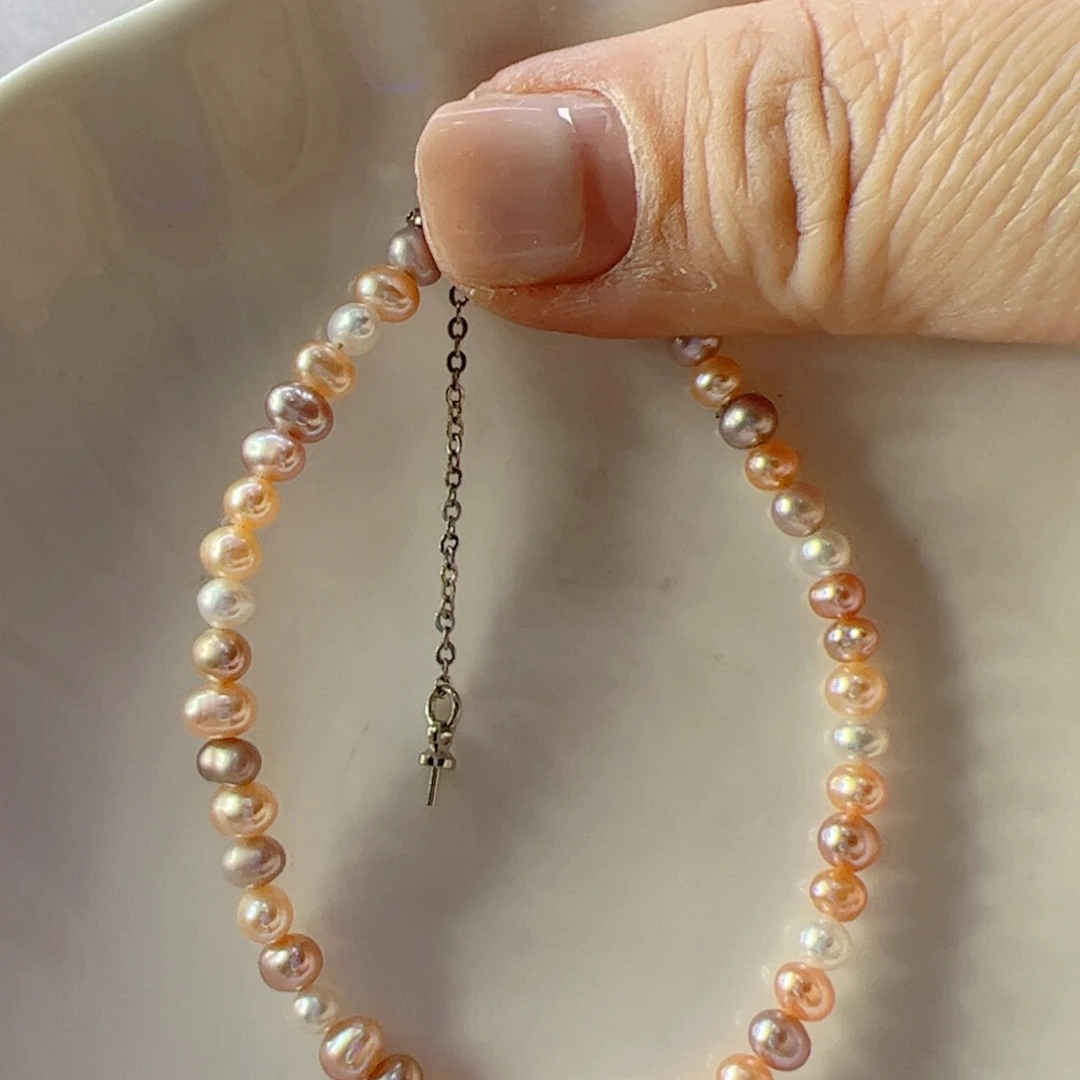 合金手绳淡水珍珠614