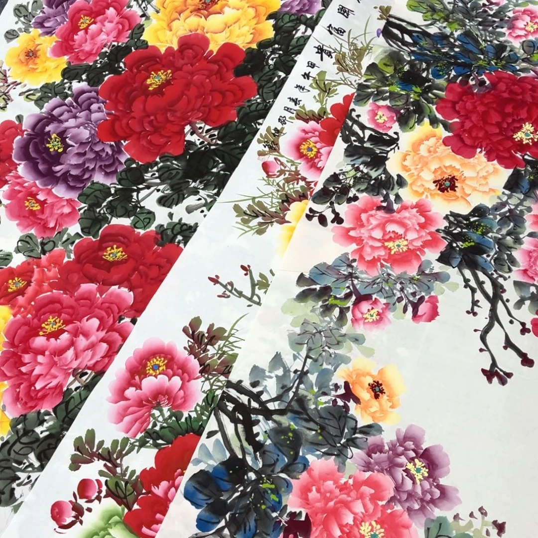 国画国画作品老师手绘